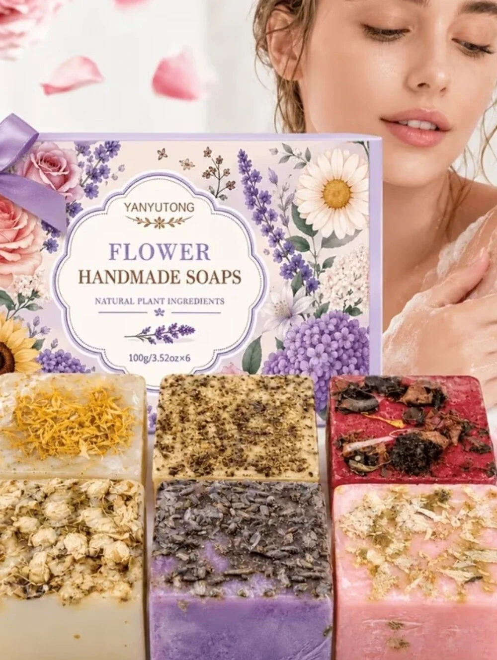 Blooming Flower Handmade Soaps Giftbox. NWT. 6.69